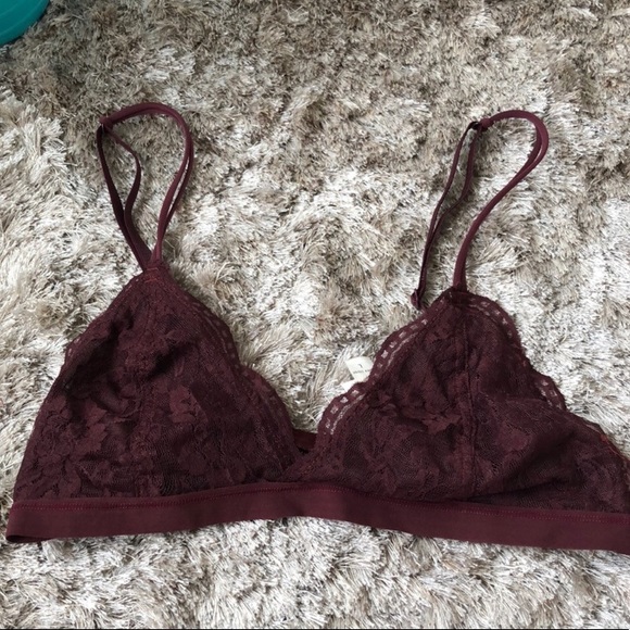 French Affair Burgundy Bralette - Picture 3 of 5
